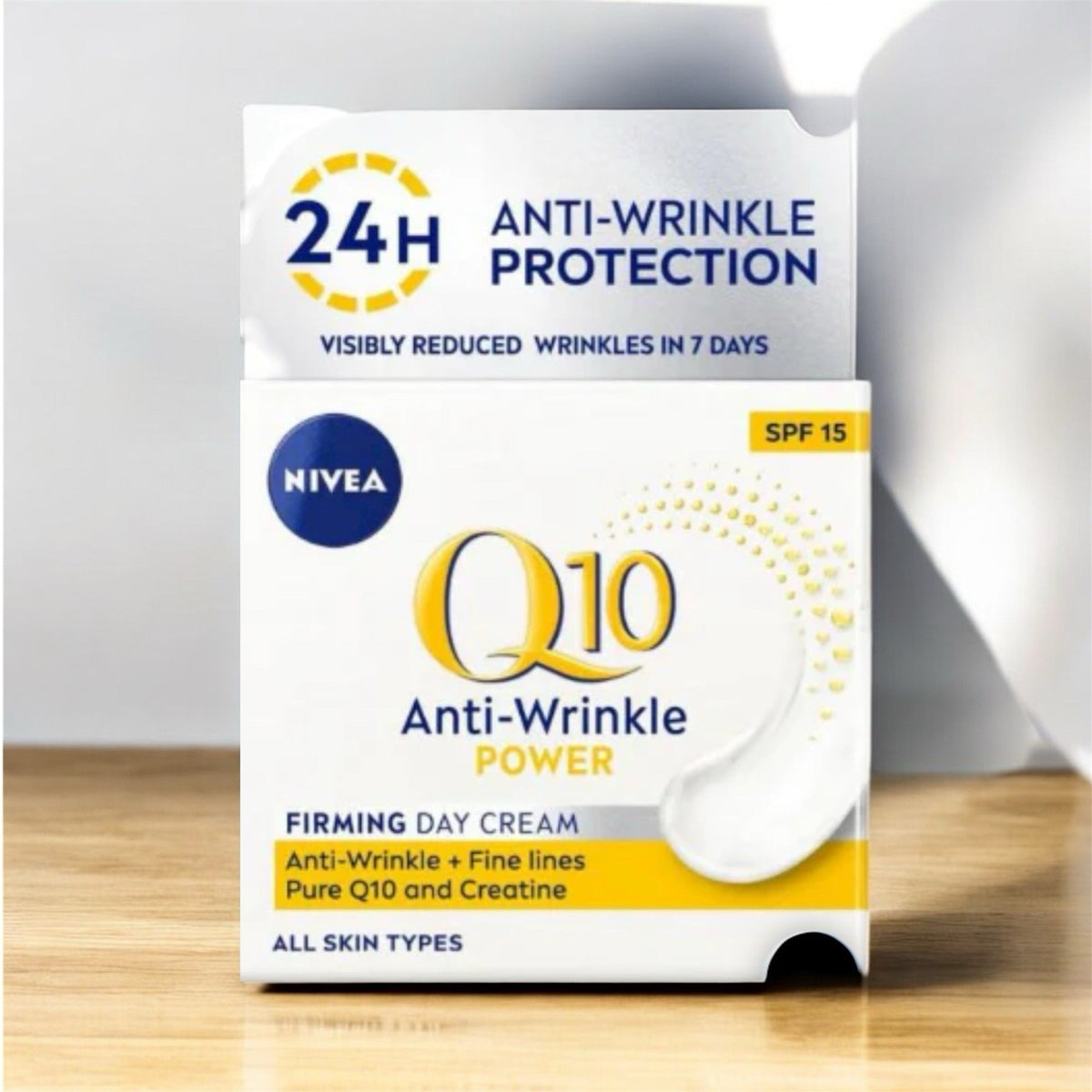 Nivea Q10 Power Anti-Wrinkle Firming Day Cream 50ml - Free Shipping