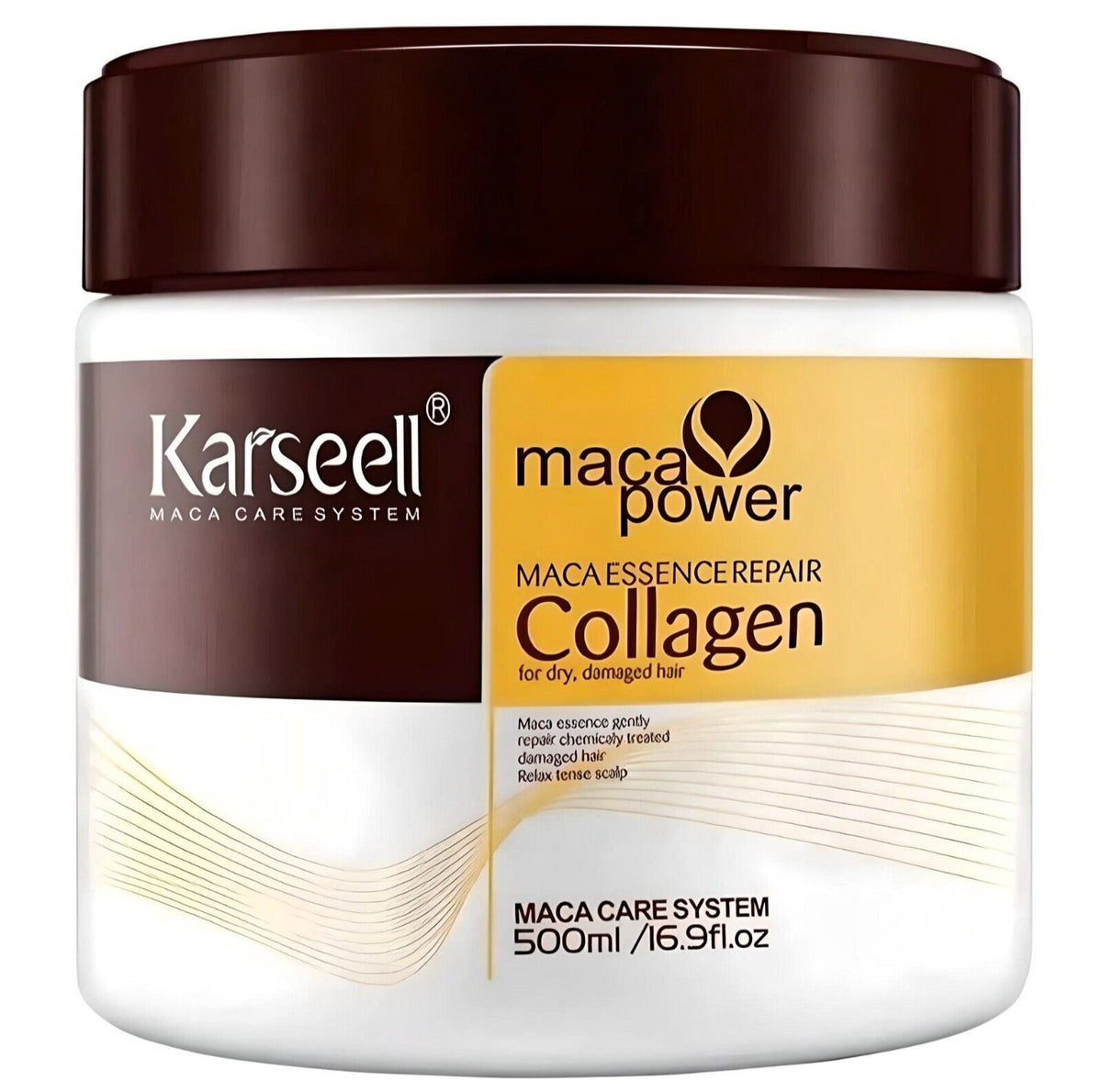Hair Repair Mask with Collagen & Argan Oil for Damaged Hair - Deep Conditioning