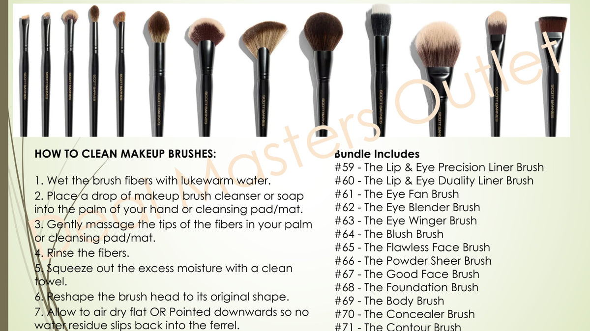 Scott Barnes #59 Lip & Eye Precision Liner Brush - New with Tag