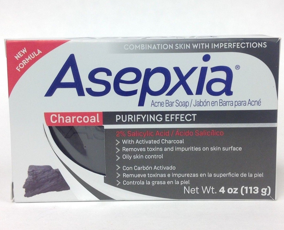 Charcoal Acne Bar Soap - Purifying Face & Body Cleanser for Oily Skin - 4Oz
