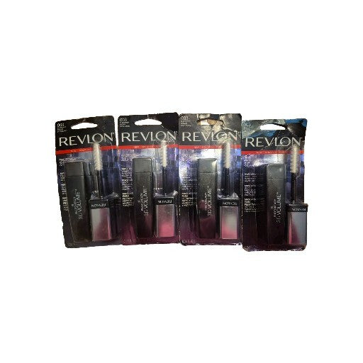 4-Pack Volume Mascara for Natural Blackened Brown Lashes