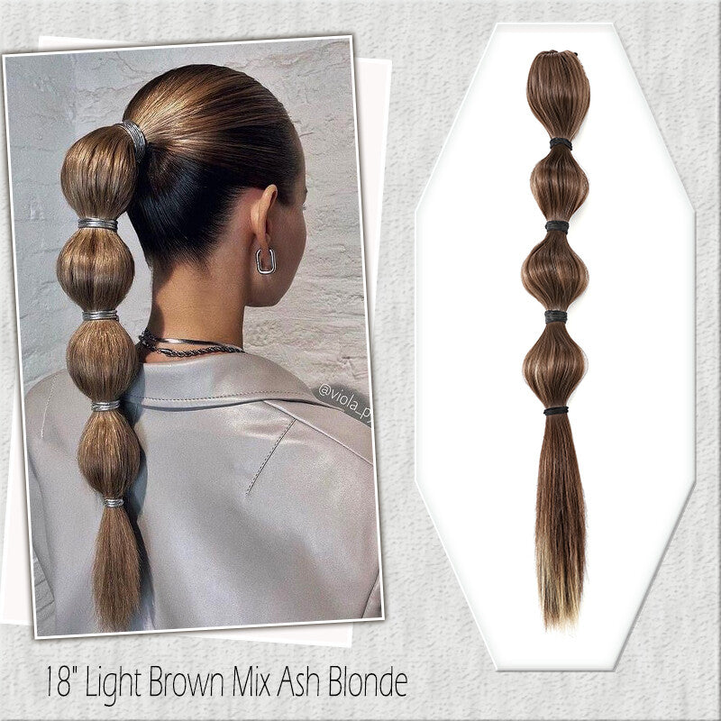 Fake Ponytail Clip-In Hair Extension Thick Natural Look 14 Inches
