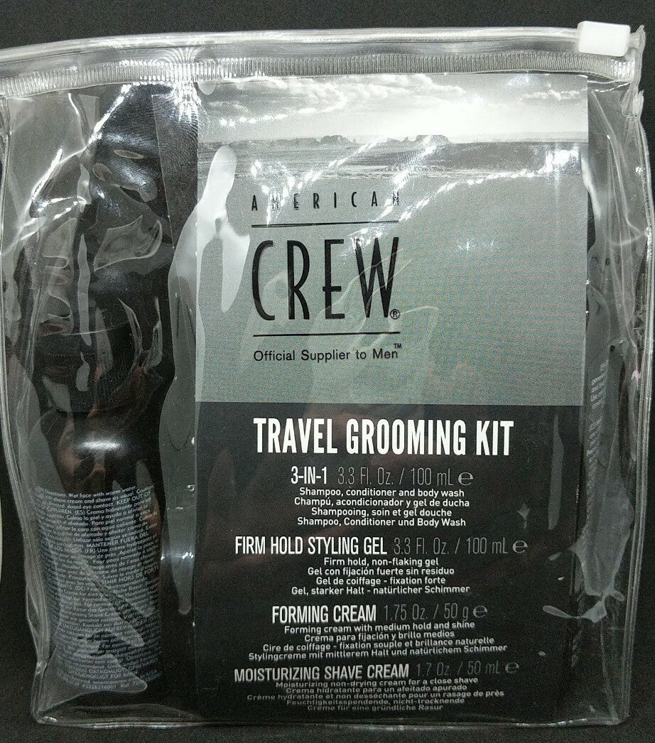 American Crew Grooming Kit Shampoo Conditioner Styling Gel Forming &