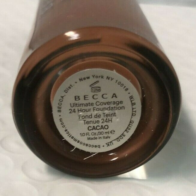 Becca Ultimate Coverage 24-Hour Foundation Cacao 1 oz Set - Long-Lasting Makeup
