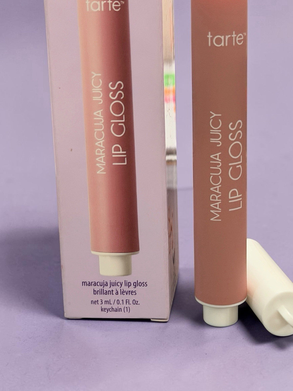 Tarte Maracuja Juicy Lip Gloss Key Chain Set - Melon Spritz Peptide Infused