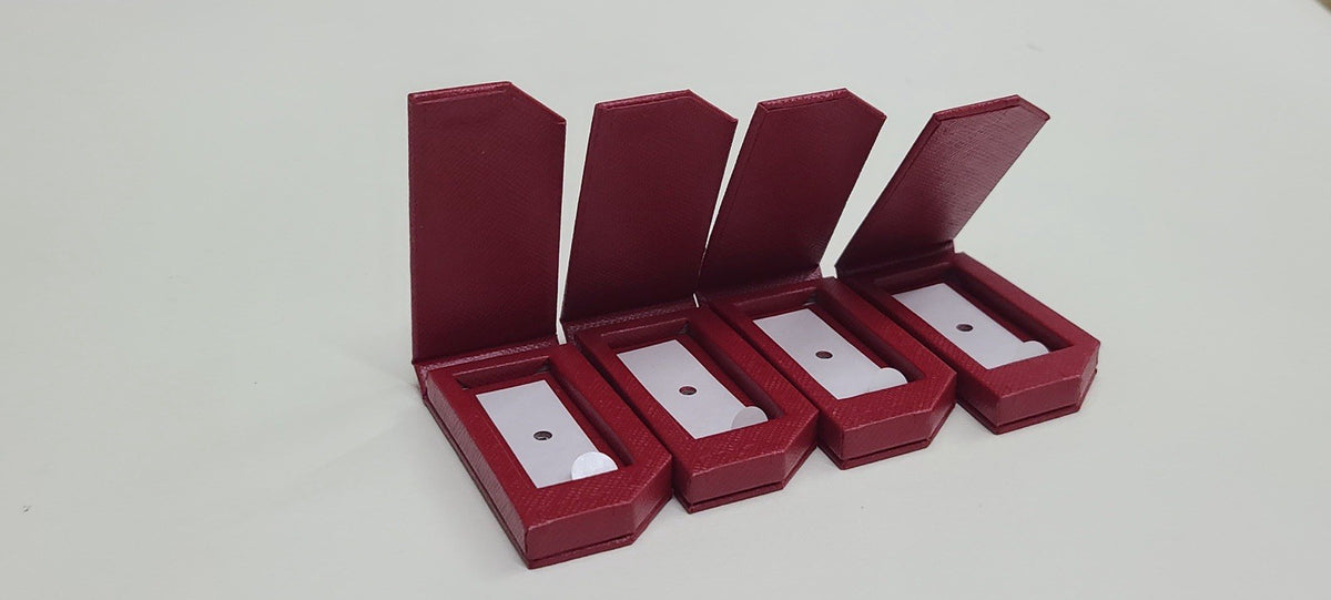 Lip Tint Compact Cases Set of 4 for Lip Makeup Refill Storage