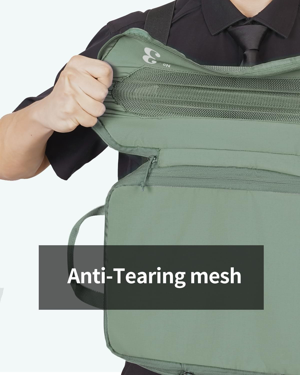 Compression Packing Cubes Set - 5 Organizers for Travel & Storage, Green