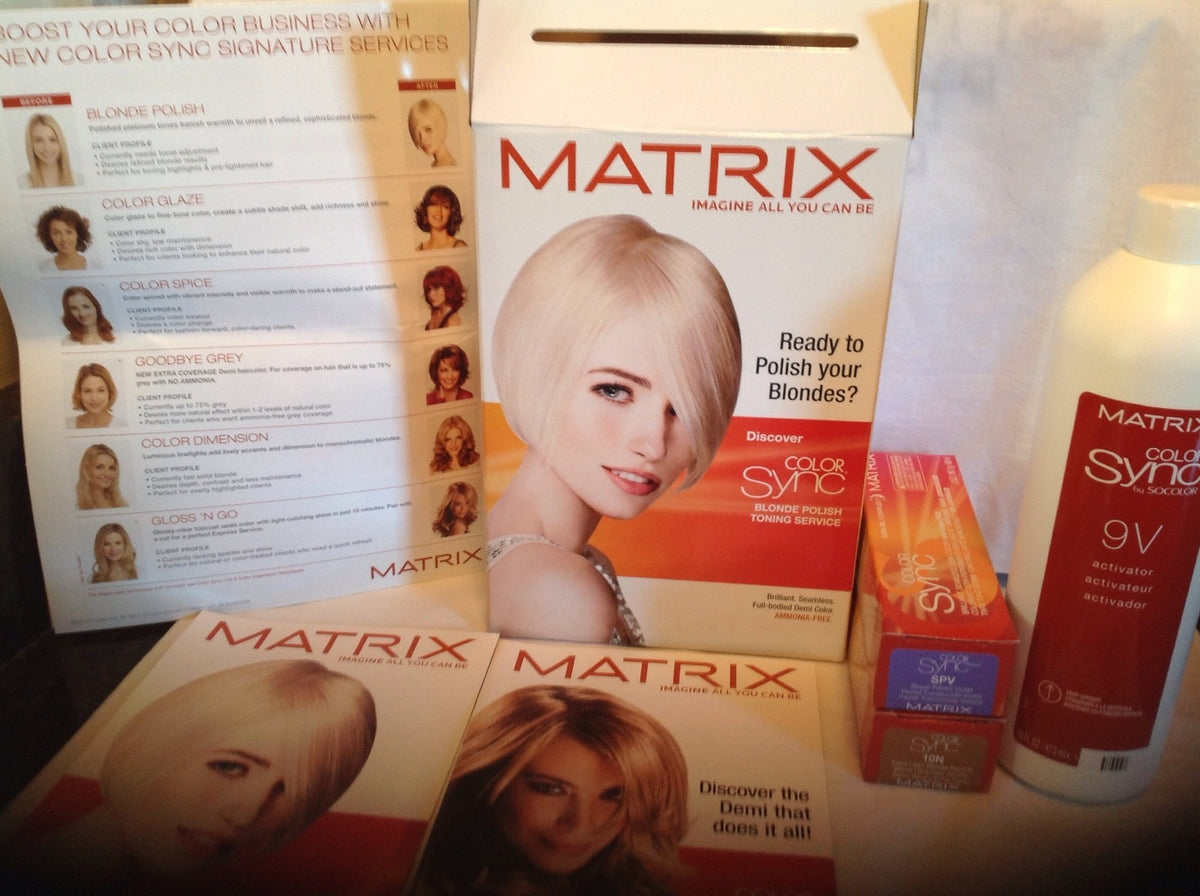 Blonde Polish Toning Service Kit with Activator