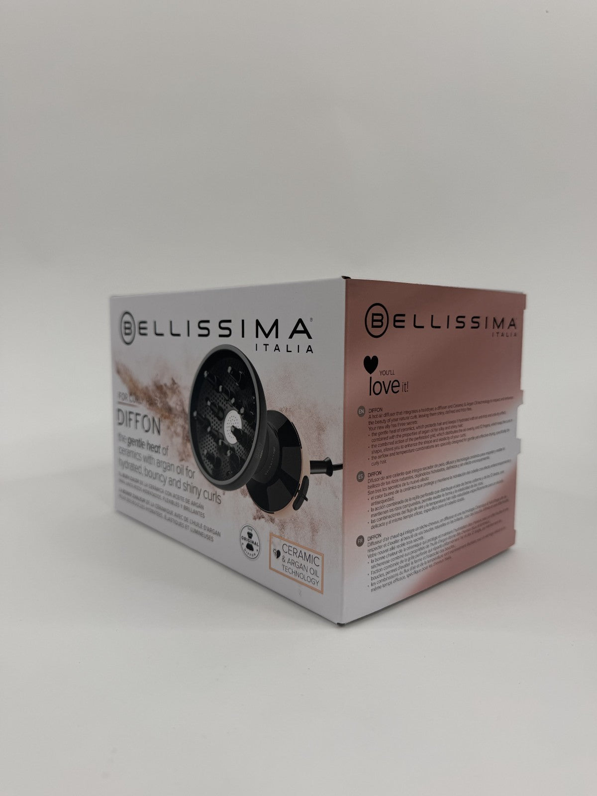 Curly Hair Diffuser for Hair Dryers - Lightweight, Black, 700W