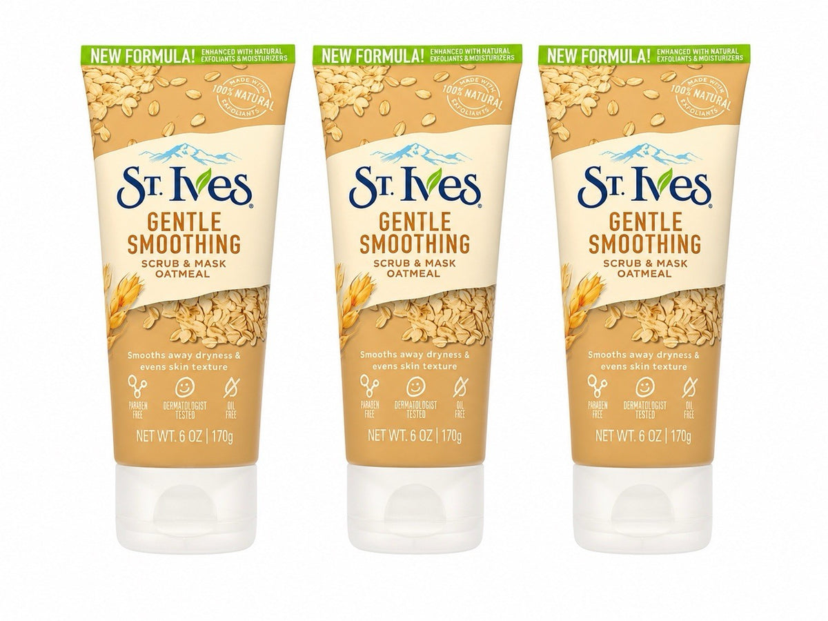 St. Ives Oatmeal Scrub & Mask Gentle Smoothing 3 Piece Set