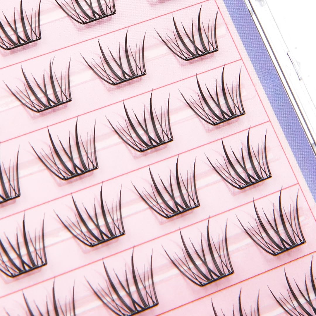 Self Adhesive False Eyelashes - Light, Waterproof, 5 Pairs, Variety Styles