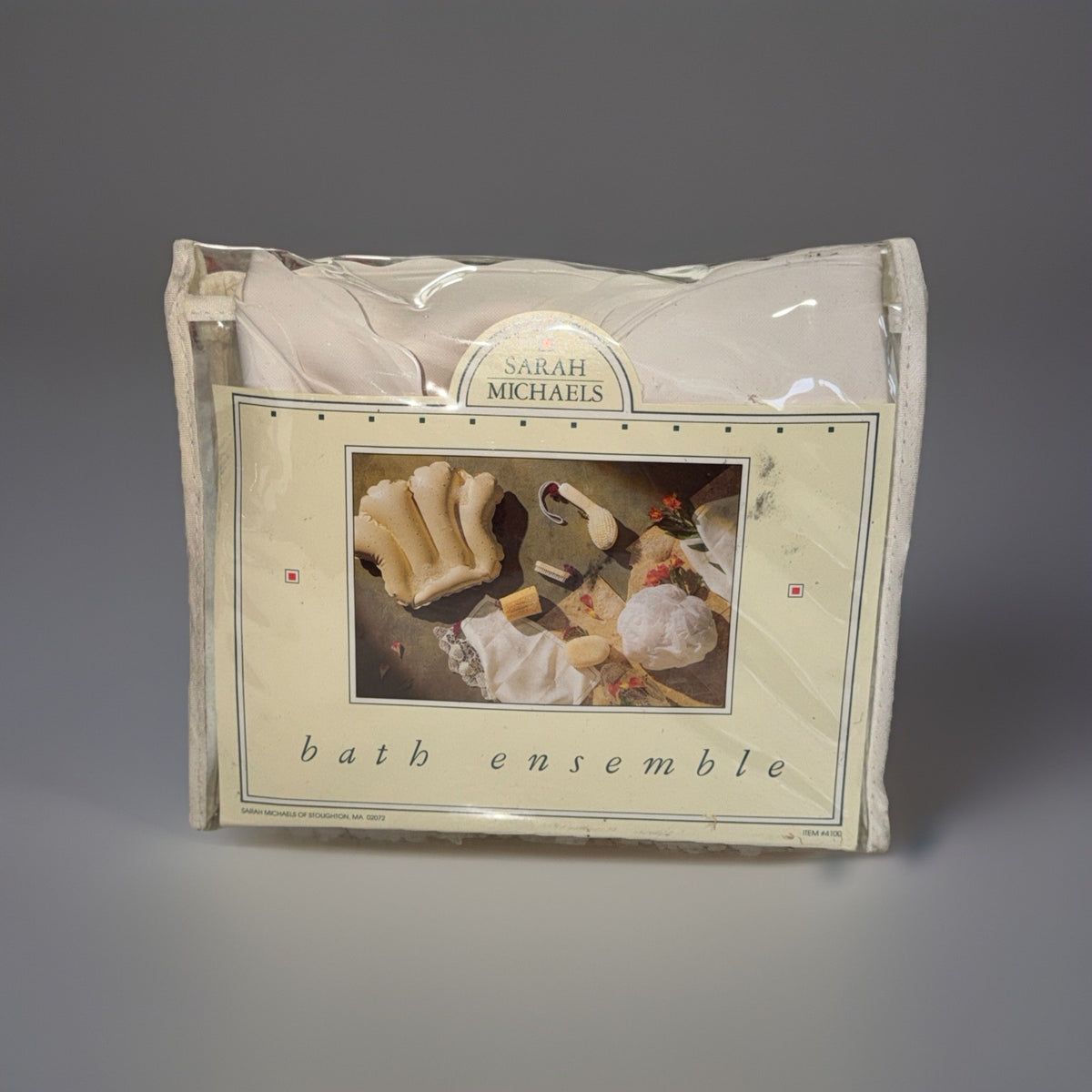 7-Piece Bath Ensemble with Clear Travel Bag - Sarah Michaels