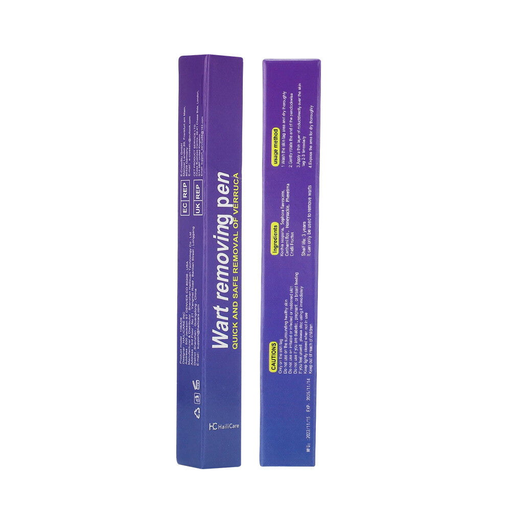 Painless Wart Remover Pen Set - Safe Skin Tag and Mole Treatment, 5 Pack