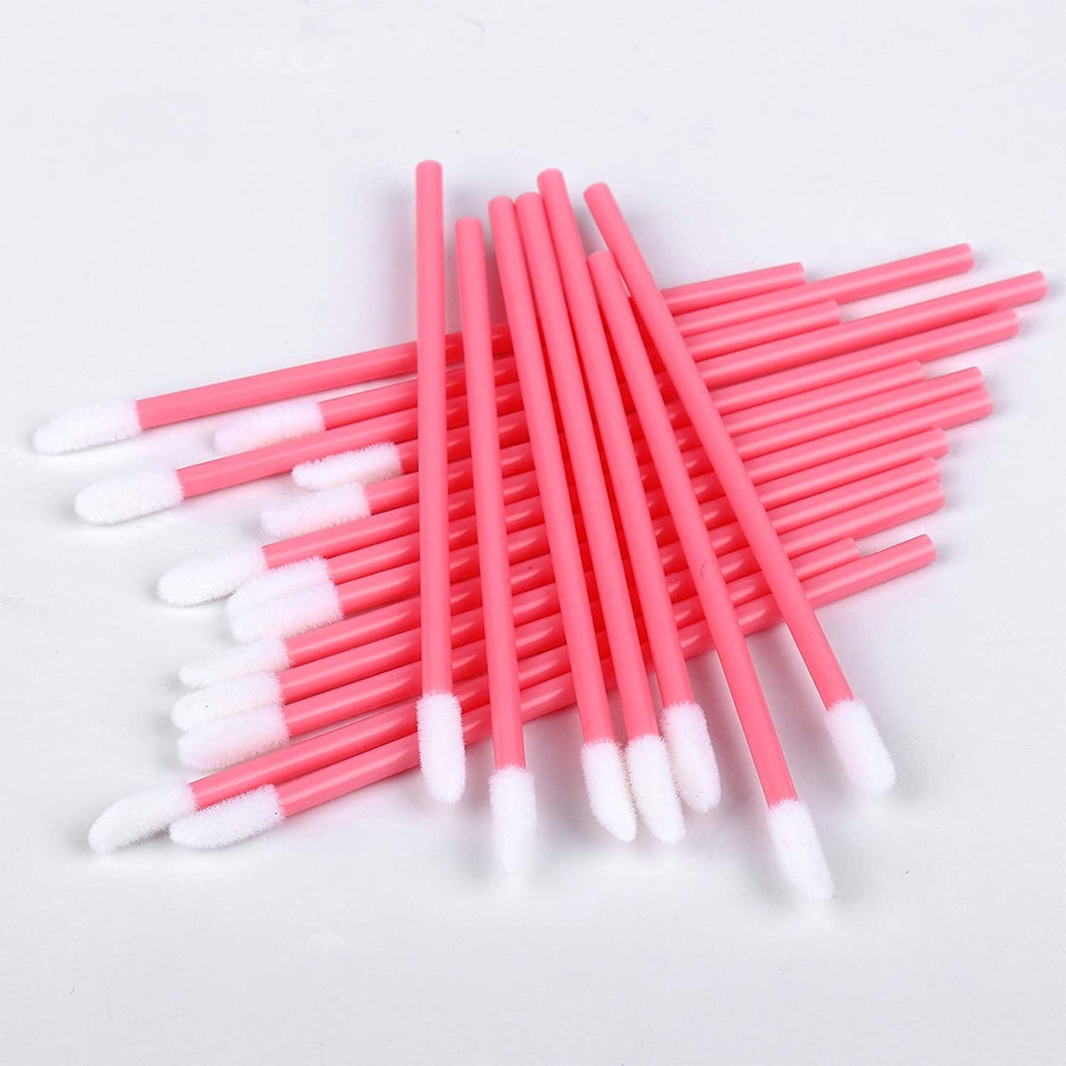 Disposable Lip Gloss Applicators Pink Makeup Brush Wands Kit 650PCS