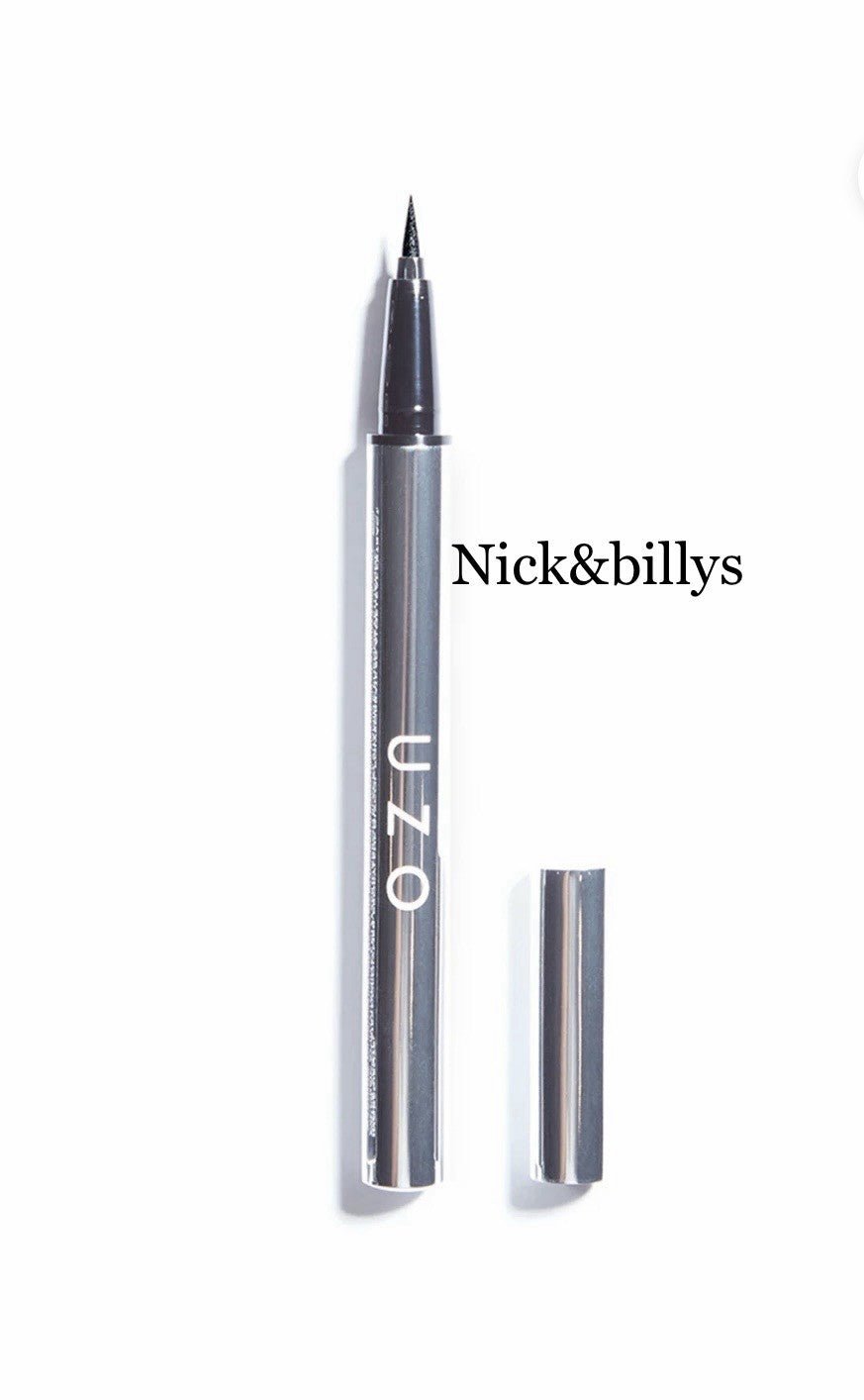 Waterproof Satin Black Liquid Eyeliner Pen - Fine Tip, 1ml, Long-Lasting