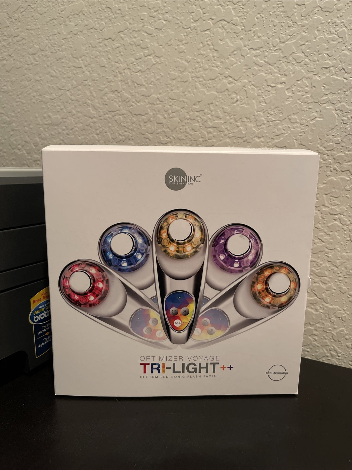 Skin Inc Optimizer Voyage Tri-Light LED Therapy Device - Chrome