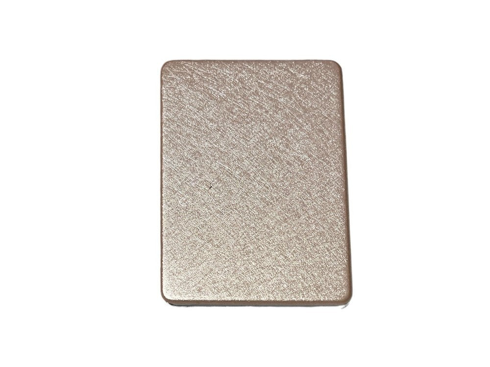 Double Compact Mirror with Glitter Paisley Pattern - Portable Makeup Mirror