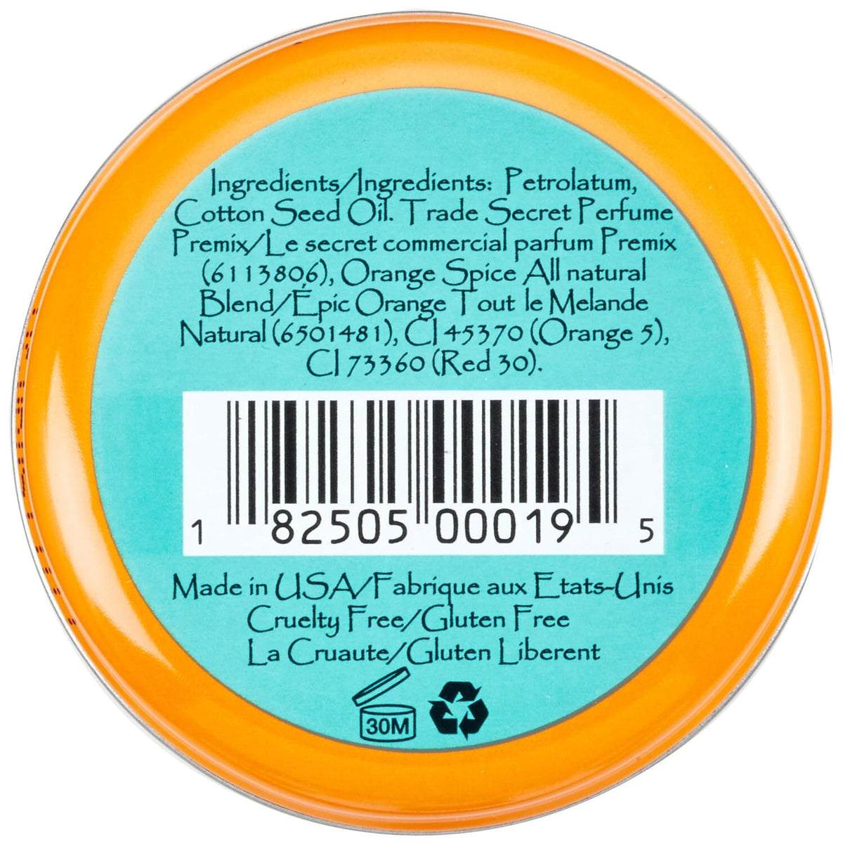 Lip Balm Set - Rose & Mandarin Fragrance, Natural Moisturizer, 2 Tins