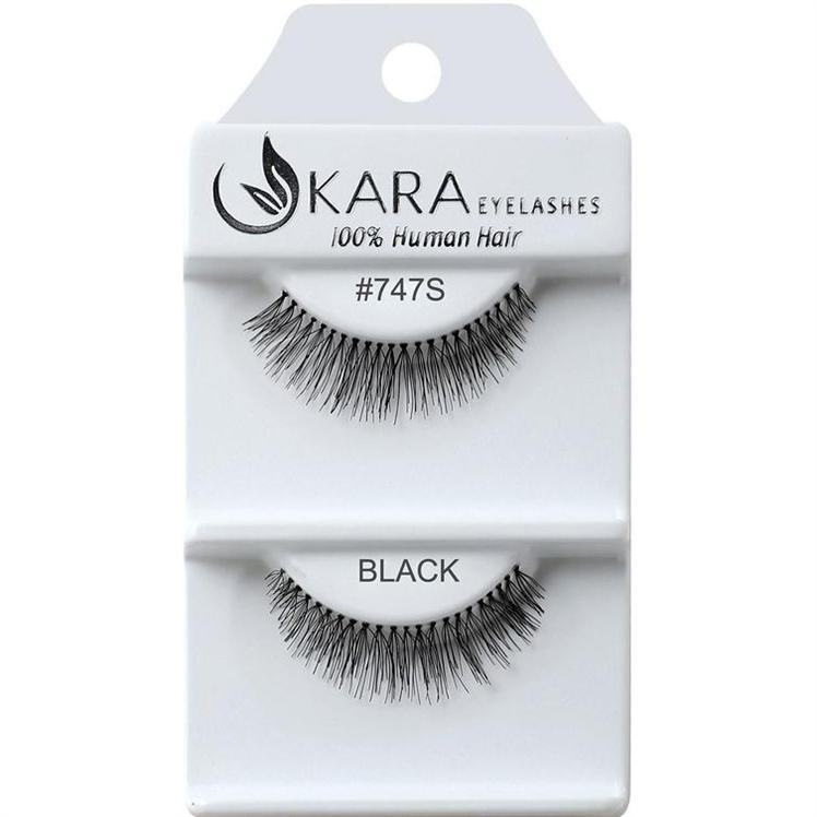6 Pairs 100% Human Hair False Eyelashes - Kara Assorted Styles
