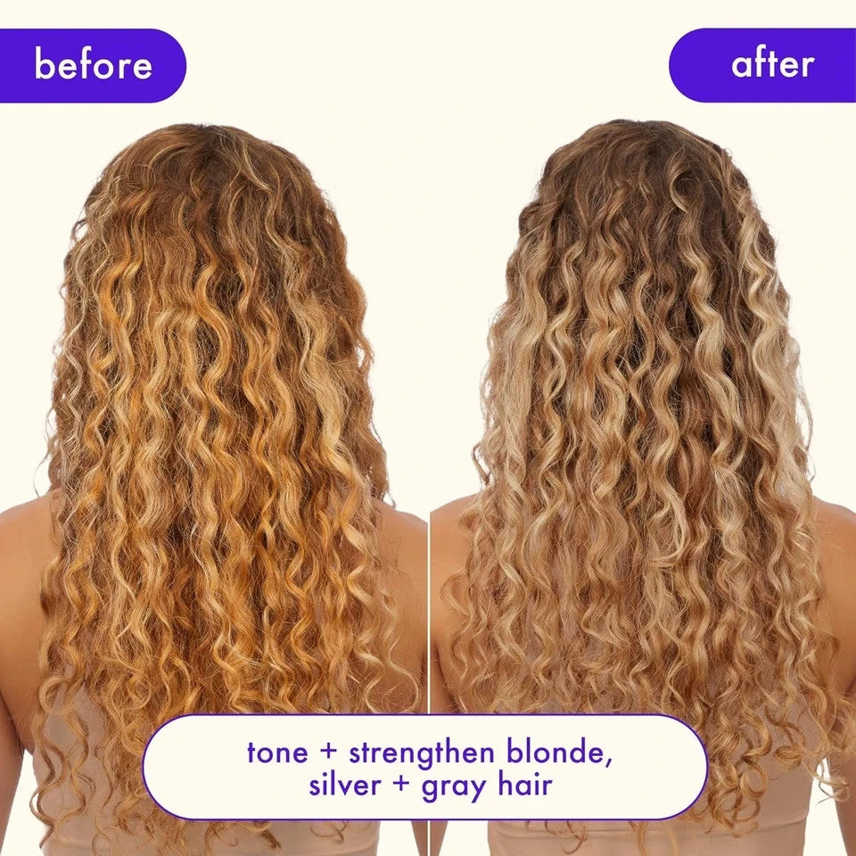 Amika Blonde Repair Shampoo & Conditioner Duo 33.8oz - Cool Blonde Tone & Strength
