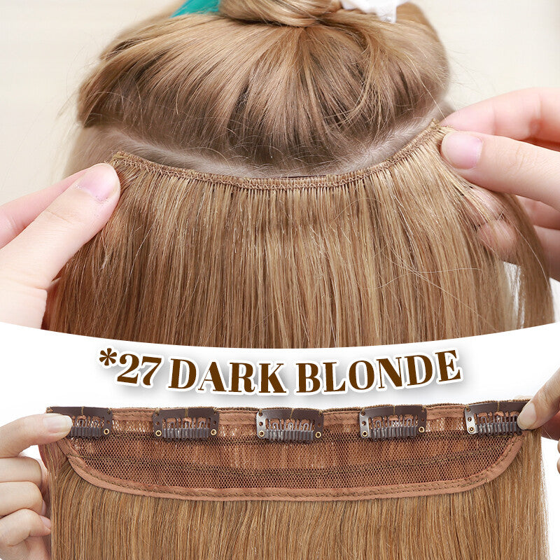 Remy Human Hair Extensions - Clip-In Full Head Set, 3/4 Thickness, 10-40 Inches
