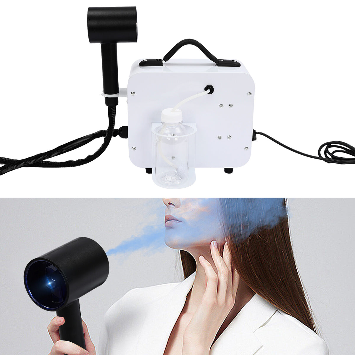 1200W Nano Hair Steamer Spray - Professional Salon Hydrating Treatment