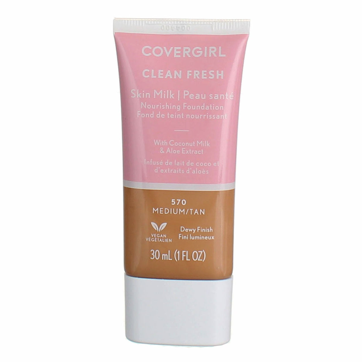 CoverGirl Clean Fresh Nourishing Foundation Medium Tan 570 - 1 Fl Oz 2-Pack