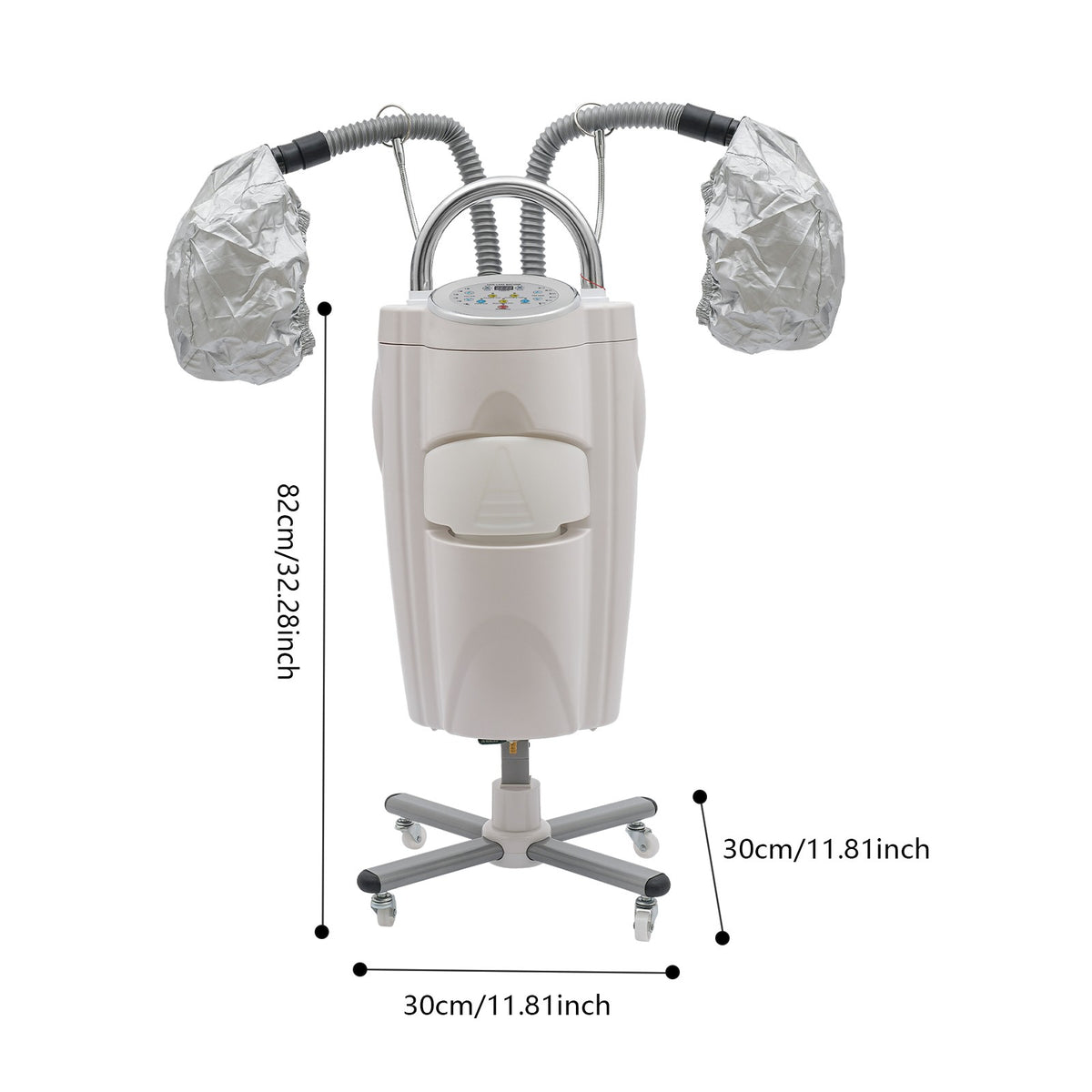 Freestanding Hair Steamer for Salon & Home Hair Treatment - 700W White