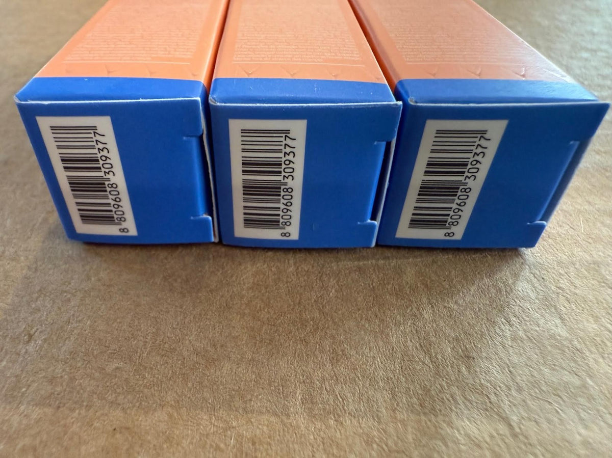 Lip Glowy Balm Grapefruit Set - Hydrating Lip Gloss 0.35 Oz x3