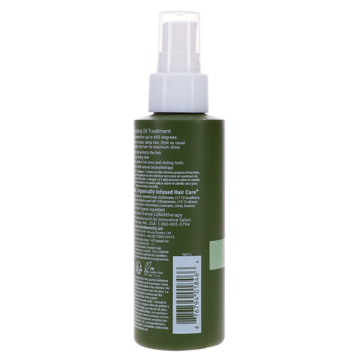 Nourishing Hair Oil Treatment - Hydrating & Heat Protectant, 3.4 oz