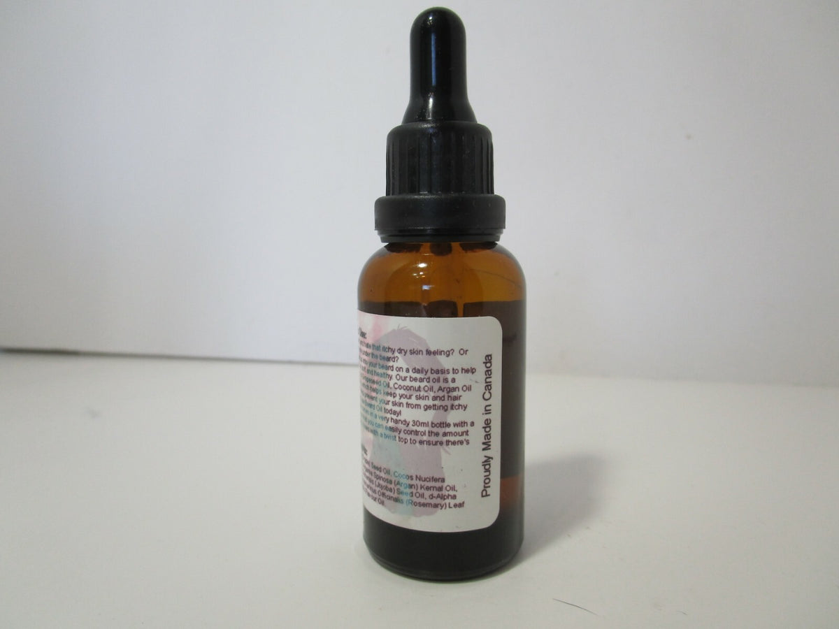 Coconut Beard Oil Dropper Bottle - 1 oz. Natural Beard Care