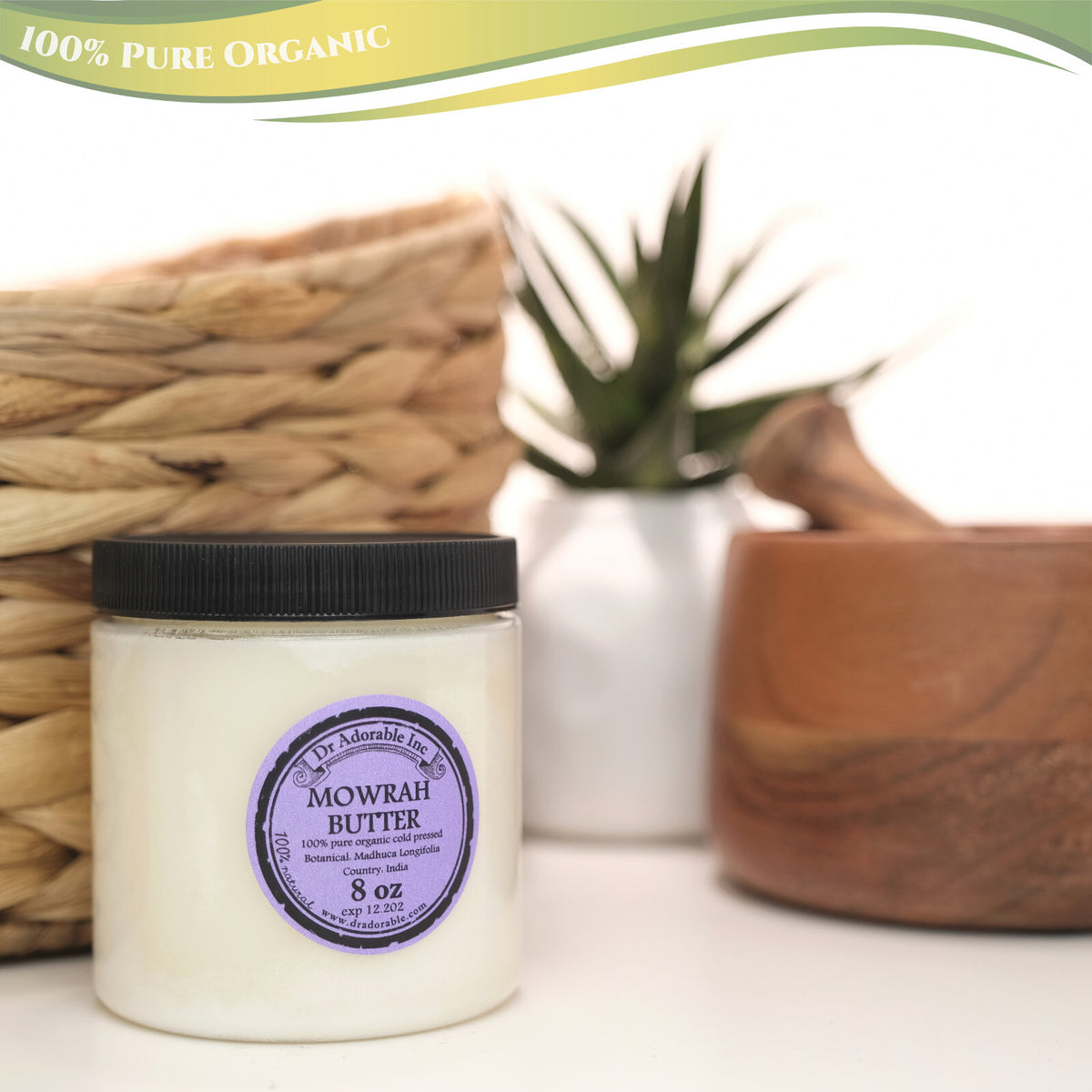 Organic Mowrah Butter Cold Pressed Pure