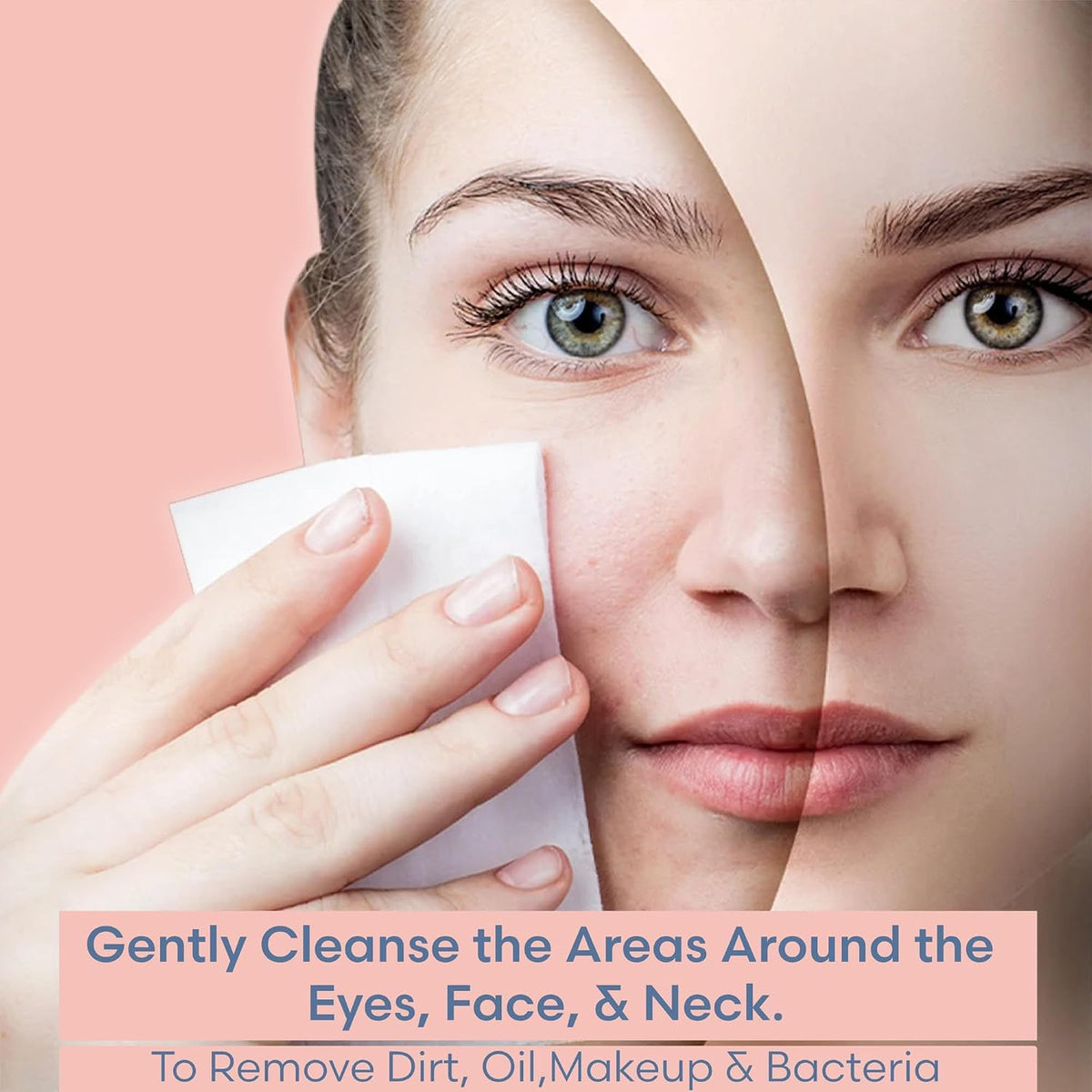 Makeup Remover Wipes - Individually Wrapped Face & Eye Cleansing Towelettes