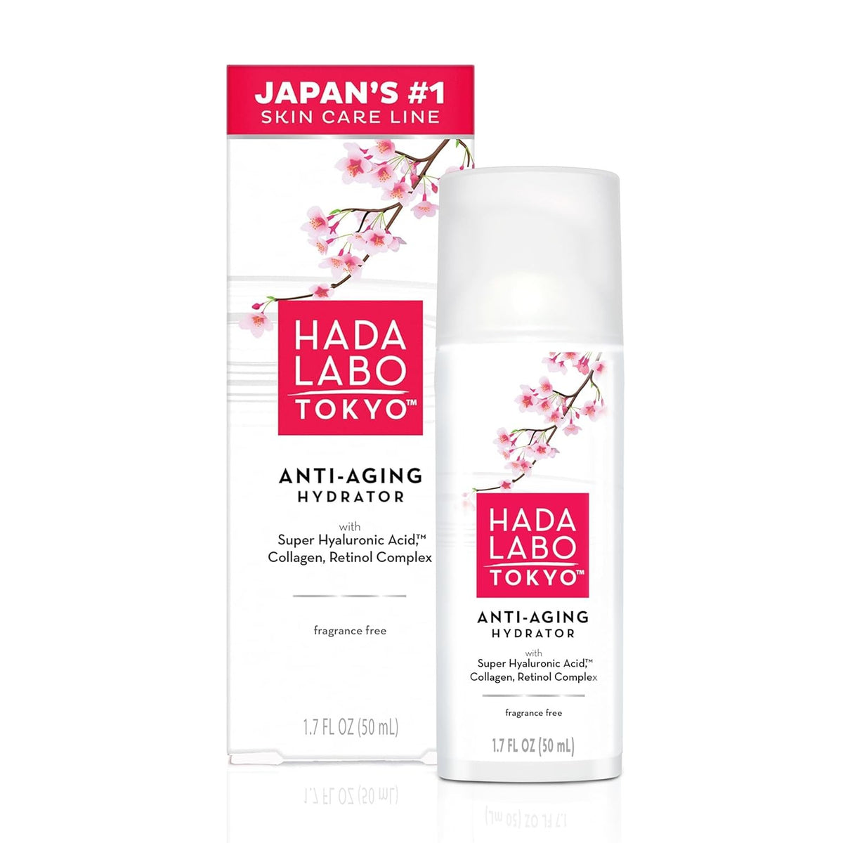 Anti-Aging Face Serum with Hyaluronic Acid, Collagen & Retinol - 1.7 fl oz