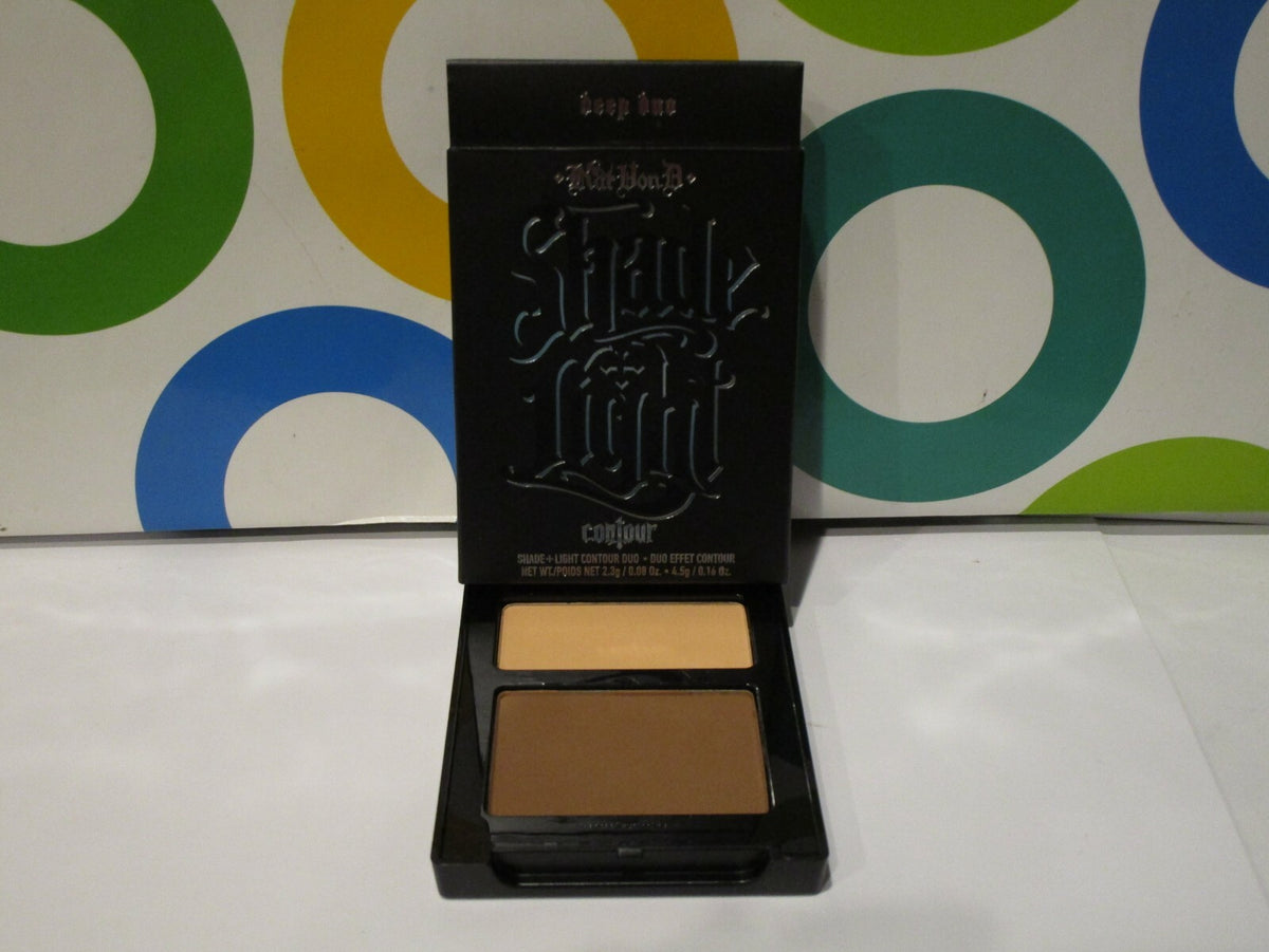 Eye Contour Duo Palette - Deep Shade and Light for Eyes - Full Size