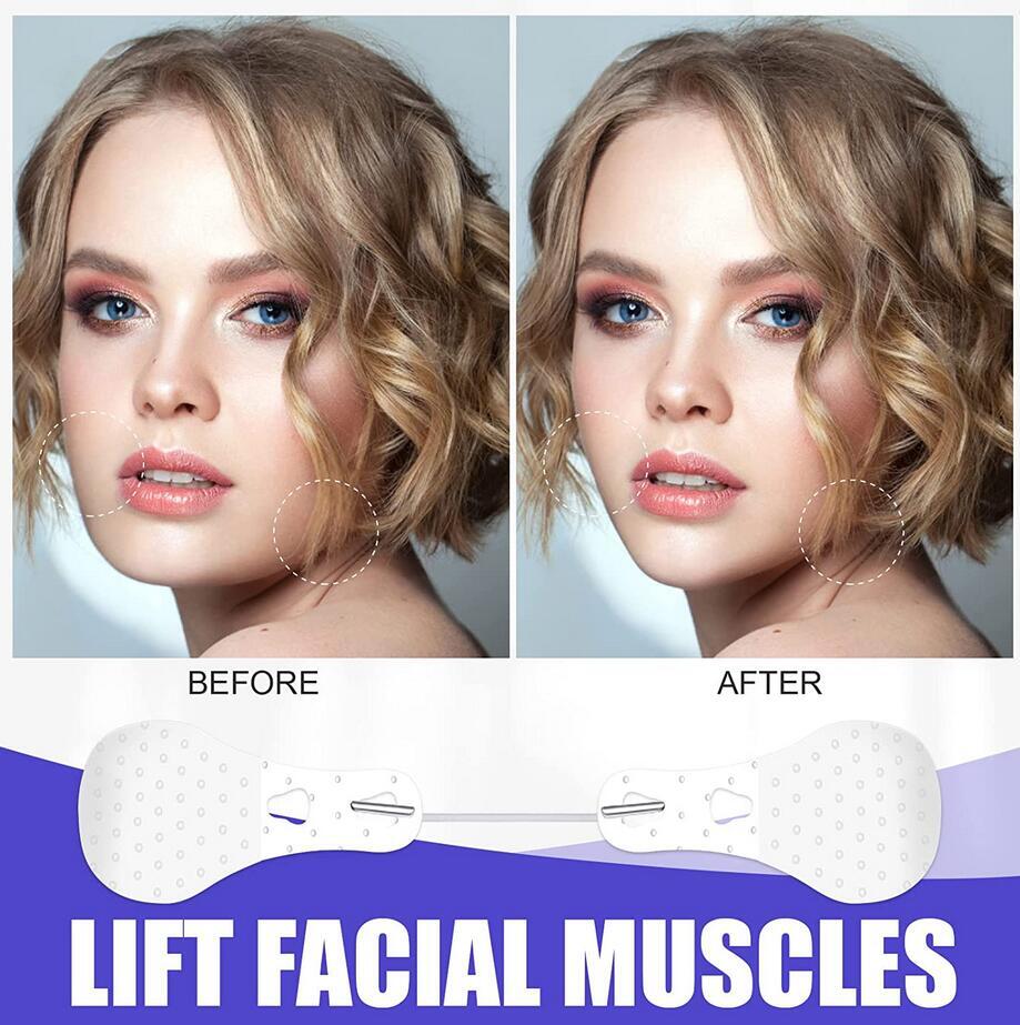 V Shape Face Lift Tape 80pcs Anti-Wrinkle Skin Tightening Invisible Facial Tapes