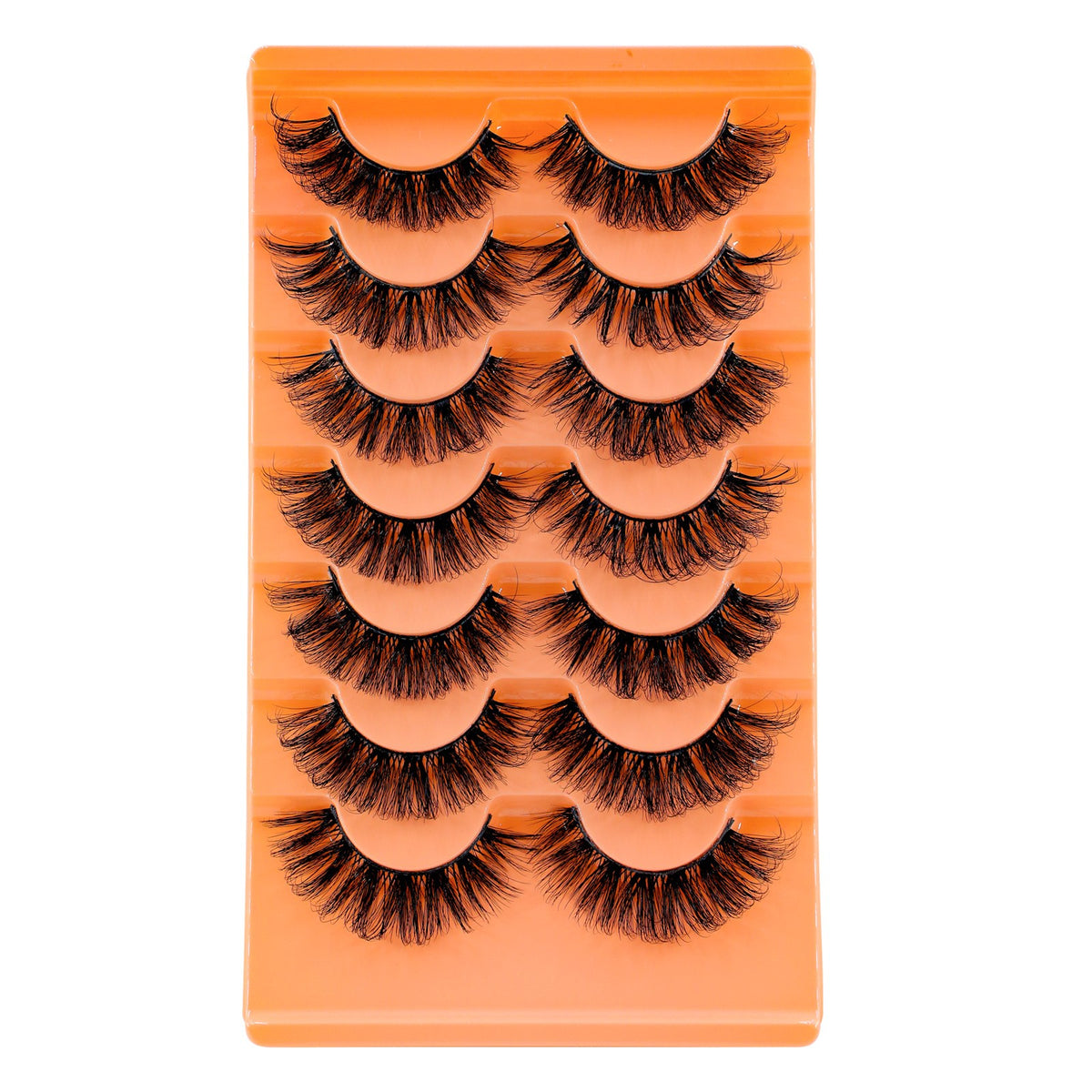 7 Pairs 3D Mink False Eyelashes Natural Full Volume Fluffy Lash Makeup