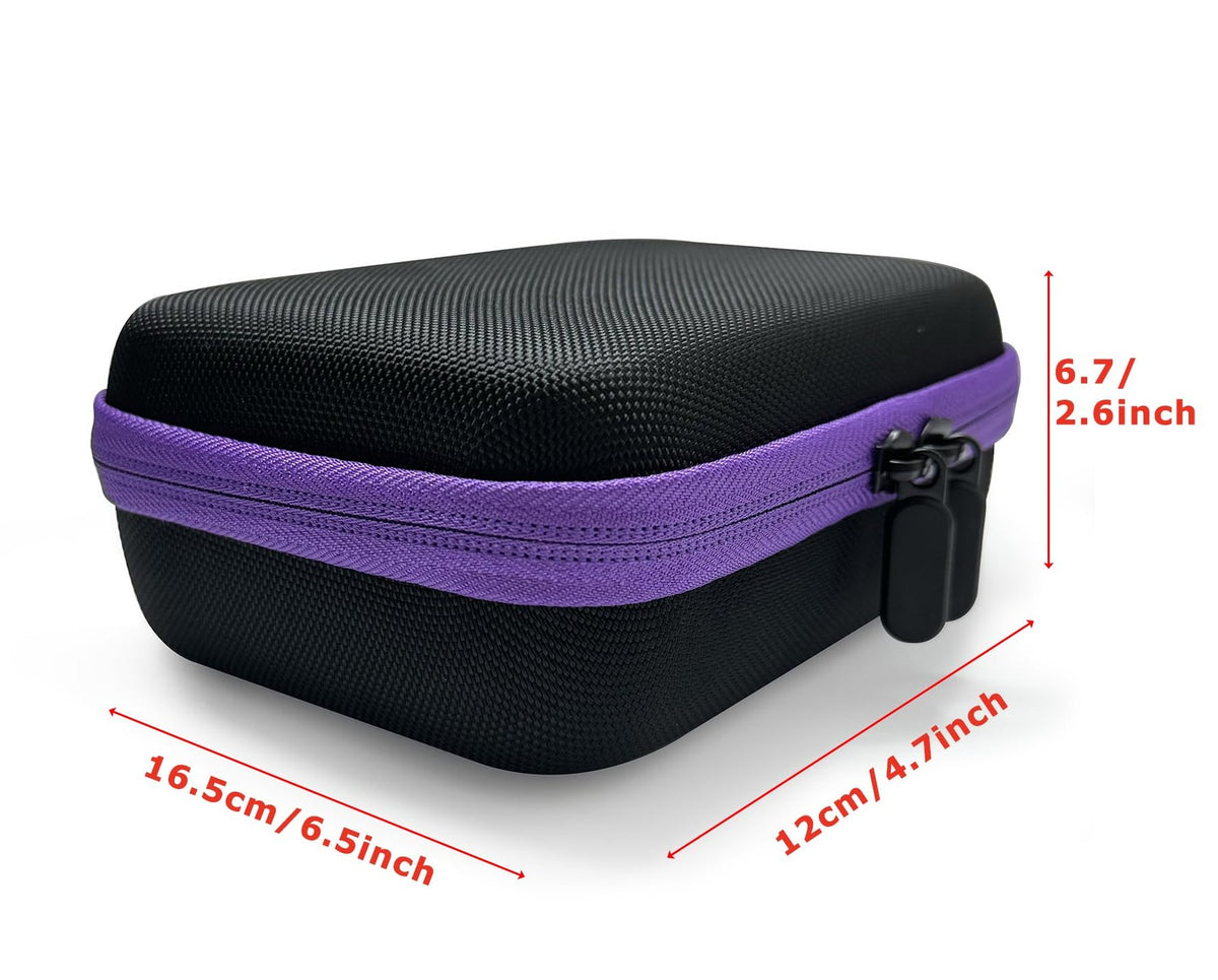 Essential Oil Storage Case Hard Shell Glass Bottle Travel Organizer - Holds 15 10ML Vials