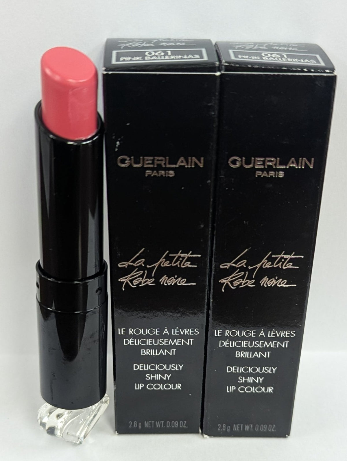 Lip Gloss Set - Pink Ballerinas 2 Pack Deliciously Shiny Lip Color 0.09oz