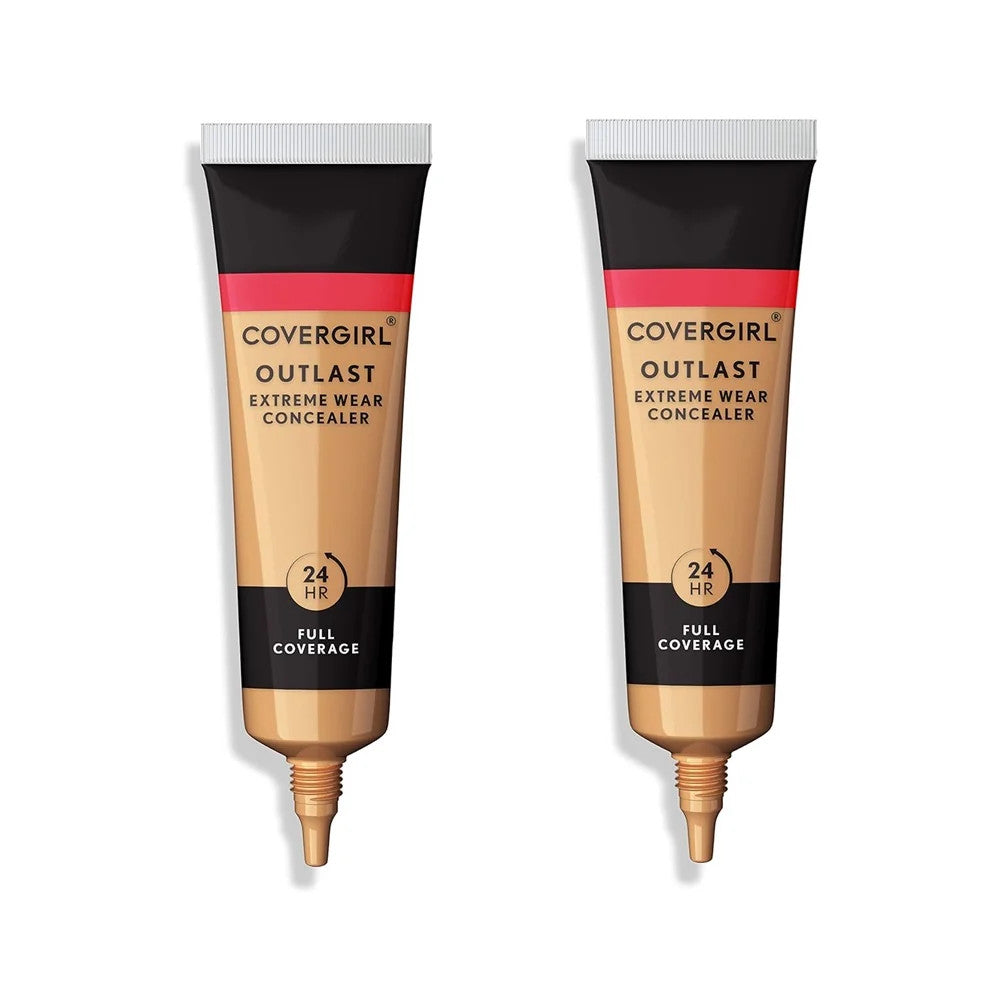 Pack of 2 Waterproof Full Coverage Concealers - Caramel Beige 856