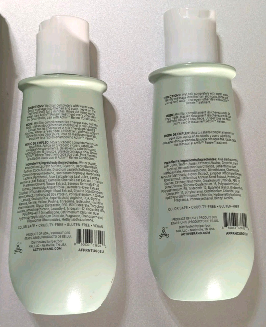 Renew Hair Healing Shampoo & Conditioner Travel Duo