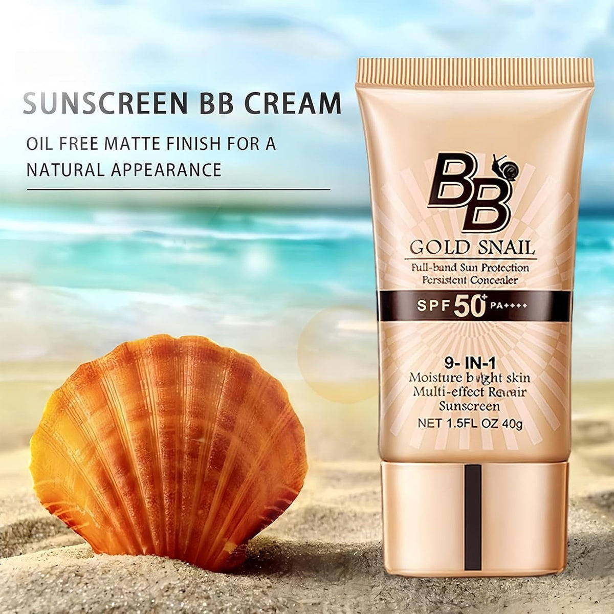 BB Cream Tinted Moisturizer SPF 50 PA++++ Full Coverage Face Foundation