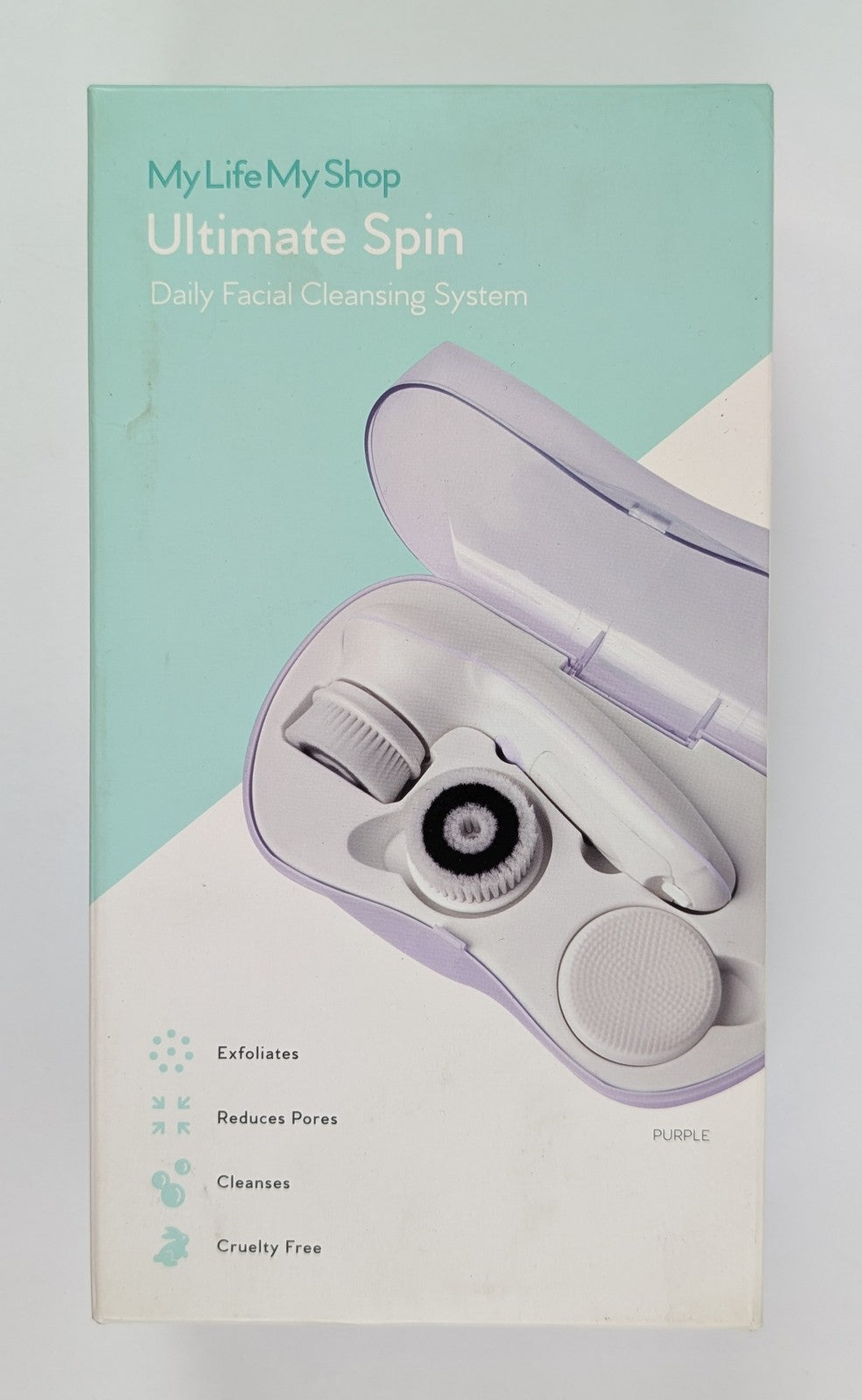 Facial Cleansing Brush System with 4 Attachments - Deep & Gentle Cleansing