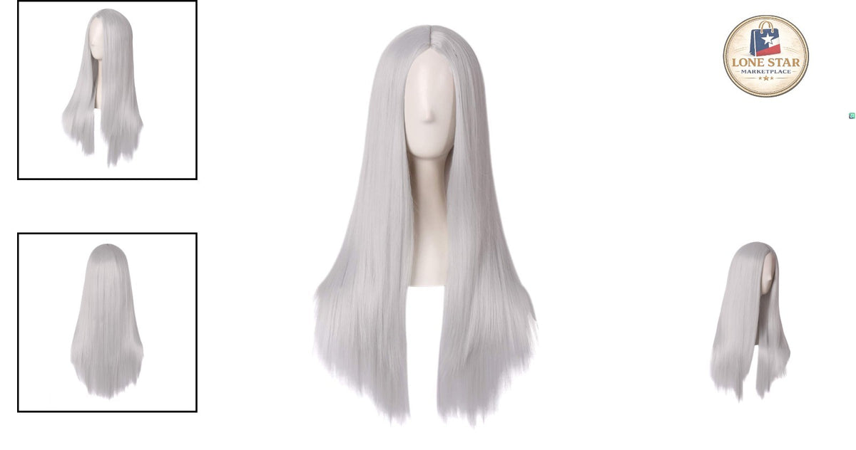 Long Straight Synthetic Wig 28 Inch Heat-Resistant Hair Extension