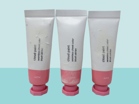 Glossier Cloud Paint Seamless Cheek Color Blush in Puff Set of 3