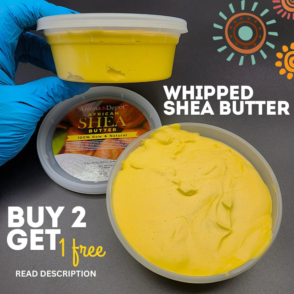 Whipped Shea Butter Unscented Body Moisturizer