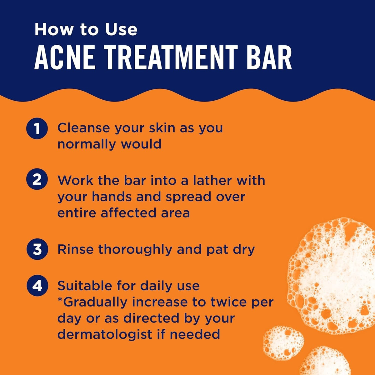 Acne Treatment Bar Soap with 10% Benzoyl Peroxide - Deep Cleansing, Oil Control