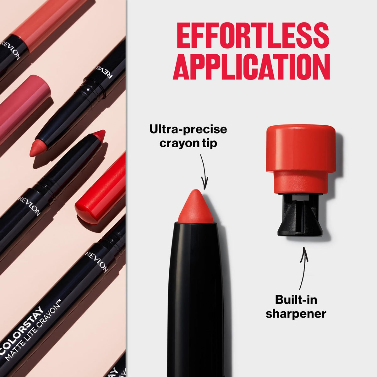 Revlon ColorStay Matte Lite Crayon Lipstick Set - 2 Bold Lip Colors