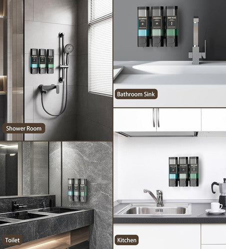 Luxspire Shampoo and Conditioner Dispenser, Shower Soap Dispenser