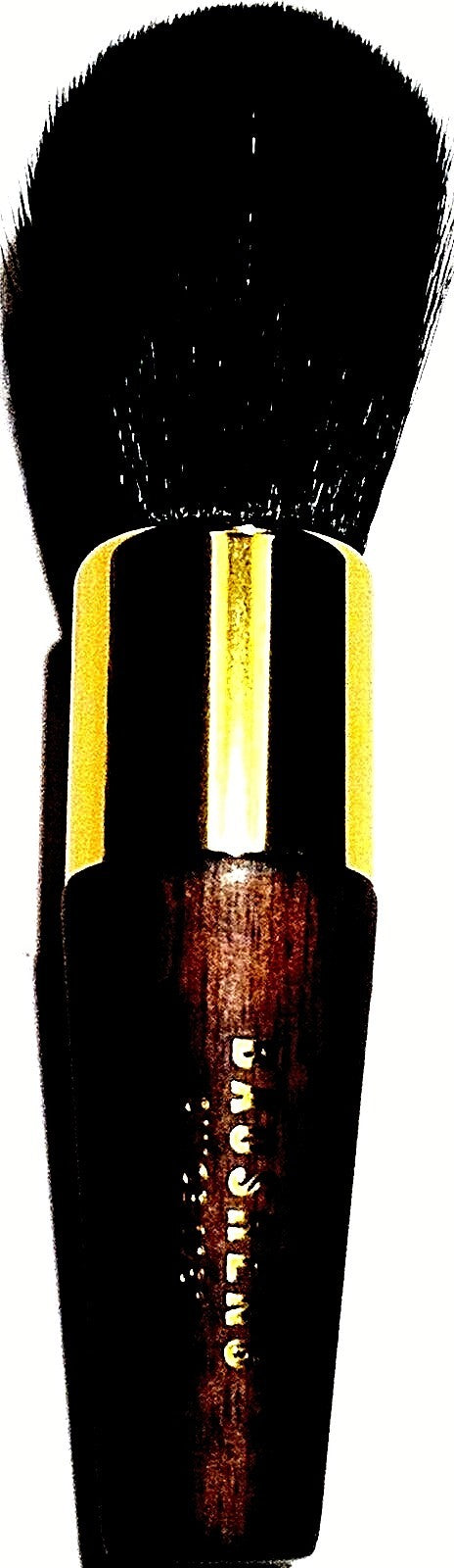Powder Makeup Brush with Wooden Handle - Teal or Brown Sealed Beauty Tool
